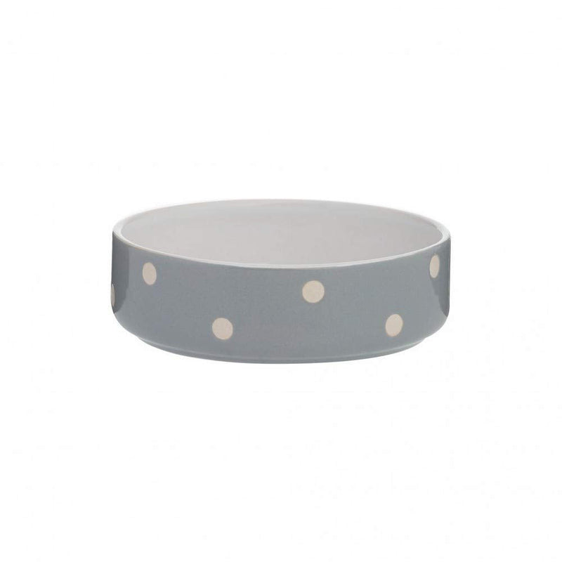 Mason Cash Polka Dot Sage Green 13cm Pet Bowl 1 Count (Pack of 1) - PawsPlanet Australia