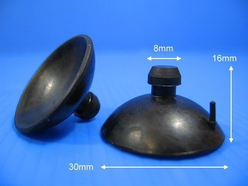 6pc Power Head Replacement Suction Cups 3cm - Aquarium Fish Tank Tools - PawsPlanet Australia