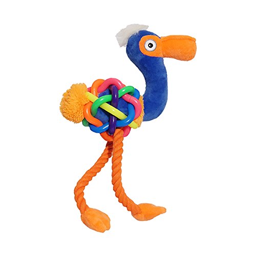 Rosewood Tough Multi Texture Flamingo Dog Toy 1 Count (Pack of 1) - PawsPlanet Australia