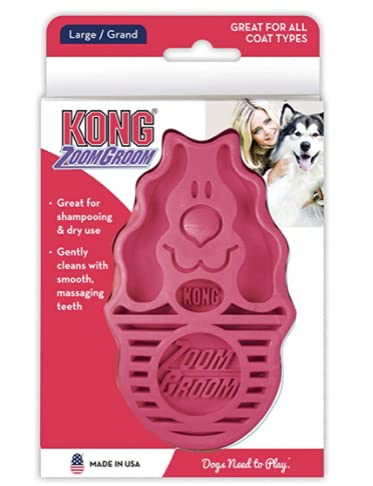 (KONG) Zoom Groom Multi-Use Dog Brush - PawsPlanet Australia