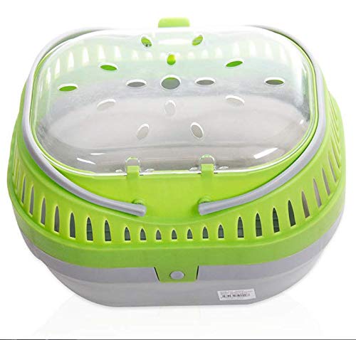 Misyue Big Hamster Cage Portable Carrier Hamster Carry Case Cage (Blue Green Color May ramdom) - PawsPlanet Australia