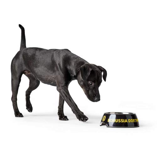 HUNTER 68574 Melamine Bowl BVB 350 ml black/yellow - PawsPlanet Australia