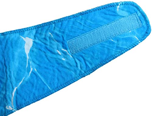 ALL FOR PAWS Chill Out Dog Ice Bandana, Instant Cooling Pet Bandana, Breathable Scarf Dog Cat Ice Collar for Summer, Blue (Small) Small - PawsPlanet Australia