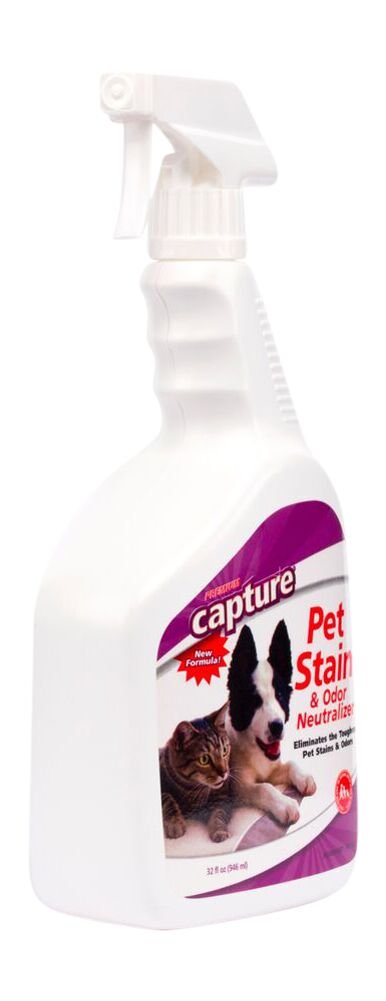 [Australia] - Capture Pet Odor Eliminator - Urine Odor Remover for Dog and Cat, Pee Destroyer Beats Any Enzyme Cleaner, Carpet Stain Remover 32oz Spray 