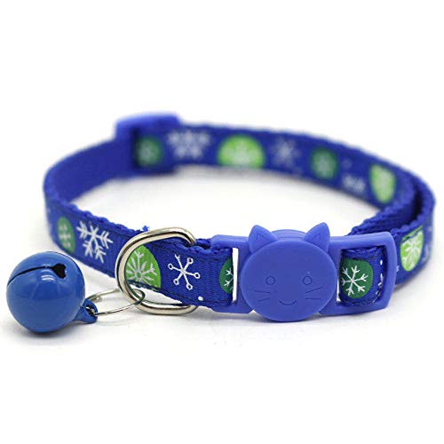 Moonpet Christmas Cat Kitty Collar with Bell Breakaway- 3pcs - PawsPlanet Australia