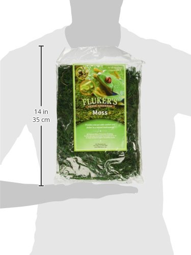 [Australia] - Fluker's 36000 Green Reptile Terrarium Moss, 4-Quart 8-Quart 