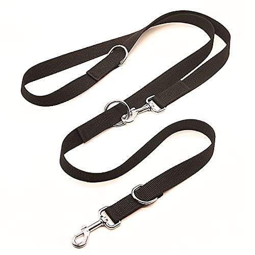 Training Lead For Dogs Double Ended Dog For Head Collar Durable Safety Training Lead Hands Free Dog Leash adjustable to 4 different lengths(8.5ft/2.5m ) - PawsPlanet Australia