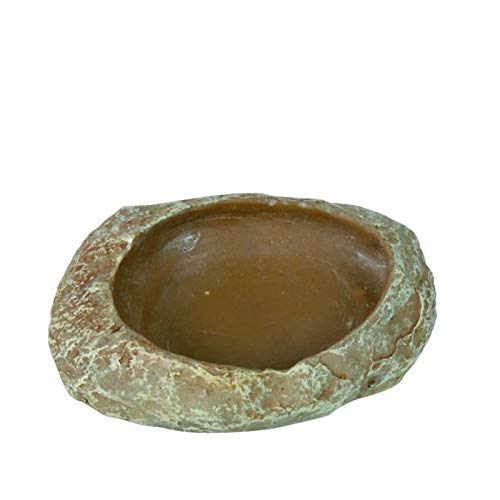 Trixie 76180 Reptile water and food bowl Beige 6 x 1.5 x 4.5 cm - PawsPlanet Australia