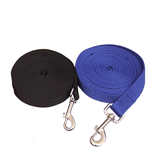 [Australia] - Cuteboom Extra Long Line Training Dog Leash 26ft 40ft 50ft 65ft Large and Durable Dog Outdoor Long Lead-Perfect for Training, Play, Camping 50 Black 