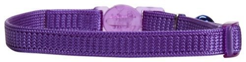 [Australia] - Coastal Pet Safe Cat Adjustable Snag-Proof Nylon Breakaway Collar, Adjust 8" to 12", Purple. 