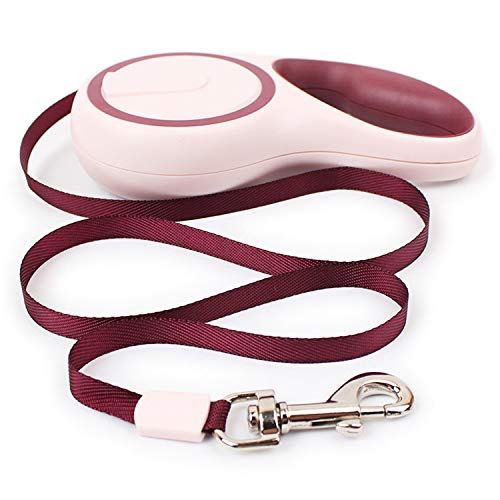 [Australia] - IPETTY Retractable Dog Leash, Backyard Use and Walking Dogs - Easy to Grip Handle - Pet Training Coffee 