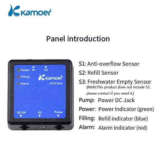 Kamoer ATO One SE Smart Automatic top Off System Silent Water Replenisher/Water Level Controller for Fish Tank/Water Tank/Aquarium(with Submersible Pump and Sensor) - PawsPlanet Australia