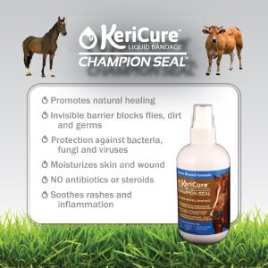 KeriCure 4 oz Champion Seal Spray on Liquid Bandage for Horses/Large Animals - PawsPlanet Australia