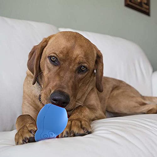 Penguin Dog Chew Toy Freezable Fillable Treat Chew Toy Natural Rubber Interactive Puzzle Game Dog Toy for Small Medium Dogs Fun for Hunting and Fetching Blue - PawsPlanet Australia