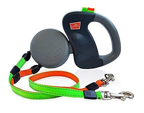 Voarge Automatic retractable dog leash, double dog leash for 2 dogs, suitable for small and medium-sized dogs - without tangling. No tangling - PawsPlanet Australia