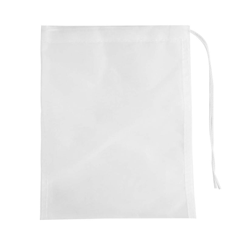 [Australia] - SLSON 12 Pcs Media Filter Bag Aquarium Fine 180 Micron Mesh Filter Bags Reusable Nylon Drawstring Bags for Fish Tank Activated Carbon,Charcoal,Bio Balls Filter Accessories,White 