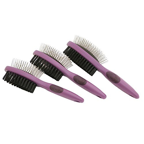 Rosewood Soft Protection Salon Grooming Double Sided Brush, Small S - PawsPlanet Australia