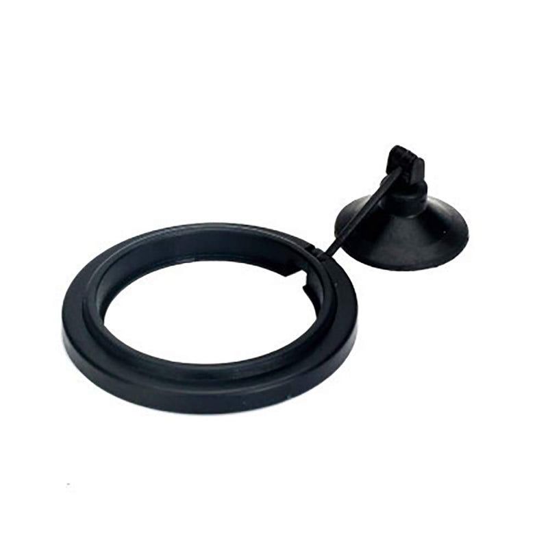 NEWCOMDIGI Fish Feeding Ring, Fish Safe Floating Food Feeder Circle Black, with Suction Cup Easy to Install Aquarium, Square and Round Shape 2 Pcs Feeder Station for Guppy, Betta, Goldfish - PawsPlanet Australia