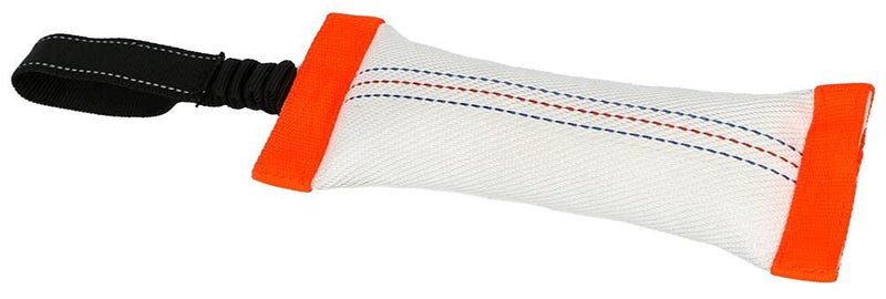 Kerbl Training Dummy with Loop, 30 x 8.5 cm, White/Orange - PawsPlanet Australia