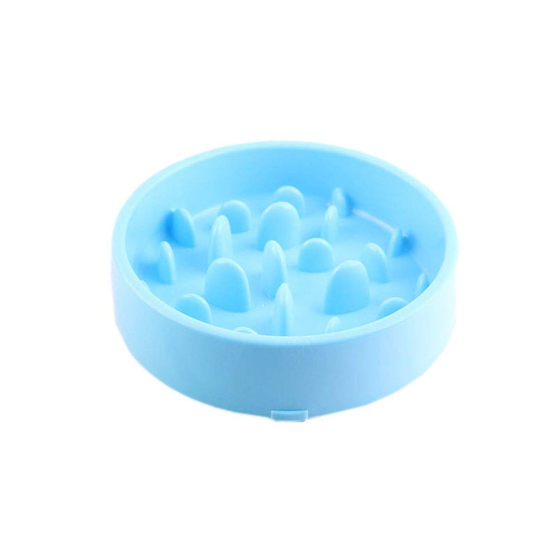 JH Dog Bowl Slow Feeder Large 500ml Healthy Eating Pet Interactive Feeder with Anti-Skid Non-Slip Grip Base to Reduce Overeating Bloating Vomiting Obesity for Wet Dry Raw Food and Water (Blue) - PawsPlanet Australia