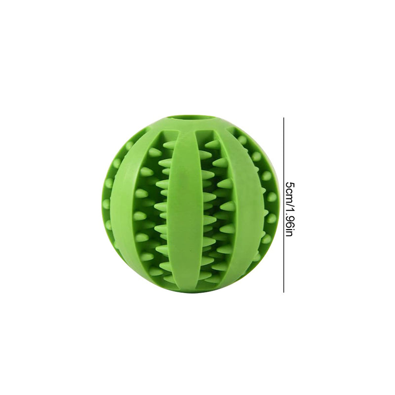 Forreen Dog Toy Ball, Pack of 4 Dog Ball, Robust Dog Ball, Natural Rubber, Puppy Toy, Puppy Intelligence Ball, Non-Toxic, Bite-Resistant for Teeth Cleaning - PawsPlanet Australia