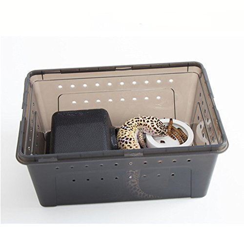 Reptile Hide Box, Small Animal Hideaway, Hides with Texture Help Peeling, for Snakes, Lizards, Leopard Gecko S - PawsPlanet Australia