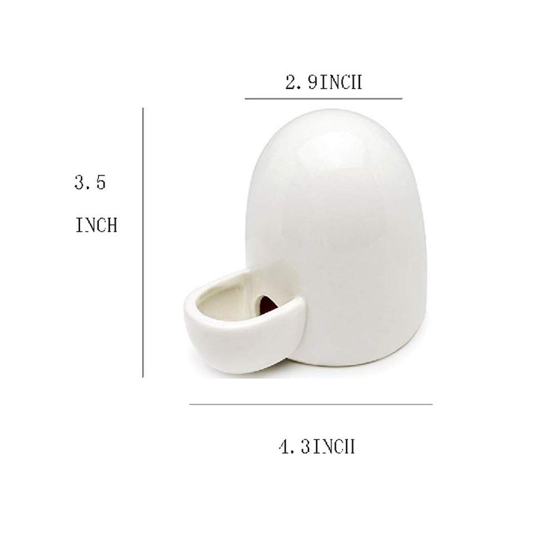 Hamster Water Bottle Feeder Small Animal Automatic Water Dispenser Ceramics Drinking Slient Bowl for Small Pets Bunny Bird Chinchilla Hedgehog Ferret Guinea Pig, 10oz, 2 Pcs - PawsPlanet Australia