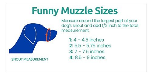 Cesar Millan funny muzzleTM - muzzle of the dog whisperer Cesar Millan, yellow, size 4 (pack of 1) - PawsPlanet Australia