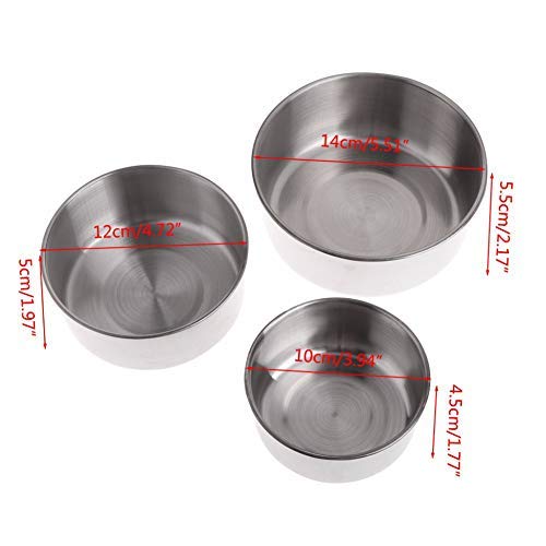 Classic Pet Products Coop Cup Stainless Steel Food Bowl, Cat Food Bowl, Water Bowl, Practical Feeding Tray, Parrot Feeder with Clamp 10cm As Picture Show - PawsPlanet Australia