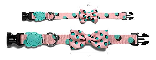 ZEE.DOG | Bowties for Pets | 2 Sizes | Soft Fabric Bow Ties Polka Large - PawsPlanet Australia