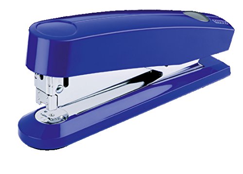 Novus B 7A comfort stapler (30 sheets stapling capacity, automatic function, incl. 200 staples) glossy blue - PawsPlanet Australia