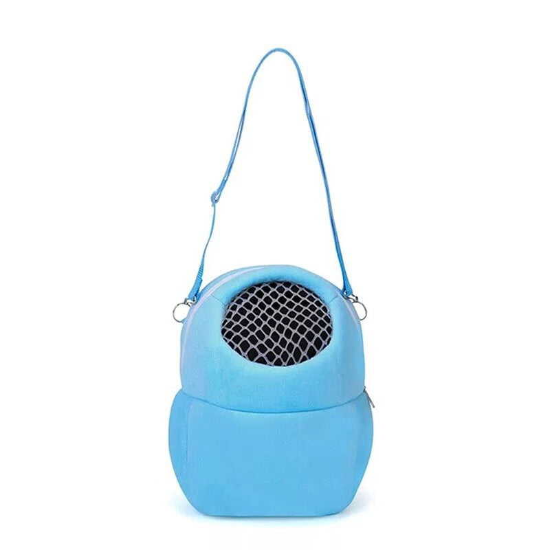 ximimark Pet Carrier Bag Soft-Sided Carriers Hamster Portable Breathable Outgoing Bag for Small Pets,Large-Blue - PawsPlanet Australia