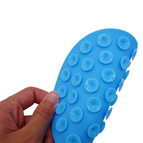 [Australia] - Minli 2pcs  Dog Lick Pad, Absorbable Slow Feeders, Distraction Device ,Powerful Suction cups on the back，Training-Just Add Peanut Butter(Red &Blue) 