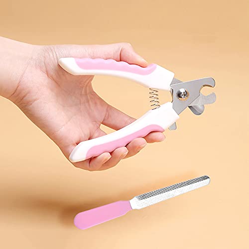 Dog Cat Pets Nail Clippers and Trimmers,with Safety Guard to Avoid Over Cutting,Free Nail File,Razor Sharp Blade,Professional Grooming Tool for Pets,Best Pet Nail Trimmers for Animals,Easy to Use - PawsPlanet Australia