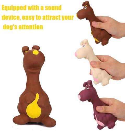 PETS EMPIRE Dog Squeaky Toys Cartoon Sound Toy Soft Non-Toxic Squeak Latex Puppy (Pack of 3) - PawsPlanet Australia