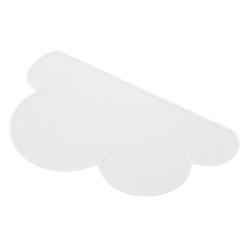 Feeding Mats, Cloud Shaped Silicone Food Water Feeding Dish Bowl Placemat for Pet Dog Puppy(White) White - PawsPlanet Australia