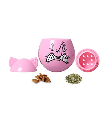 [Australia] - Doyen World DoyenPet Special Edition Artist Series Interactive Treat Dispenser Wobble Toy Featuring AngelOnce and GoopMassta AngryPinkElephant 