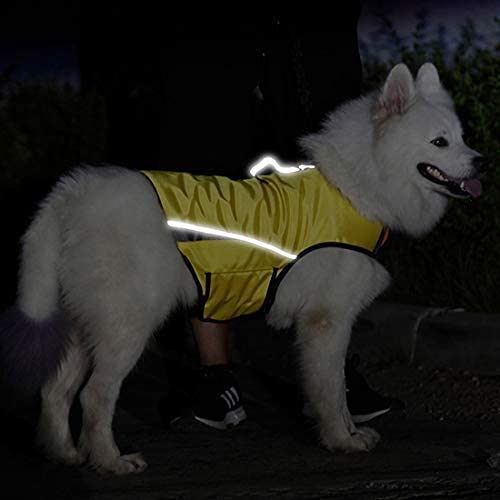 Dog Anxiety Jacket Keep Calming Vest Thunder Coat with D-Ring and Training Handle for Small Dogs X-Small Yellow - PawsPlanet Australia