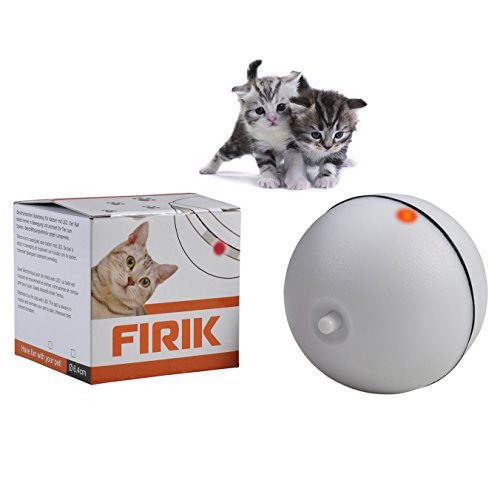 [Australia] - Toys For Cat - Ball Interactive Automatic Rolling Light Entertainment Exercise For Cats And Puppy Dogs(9 Batteries Included) 