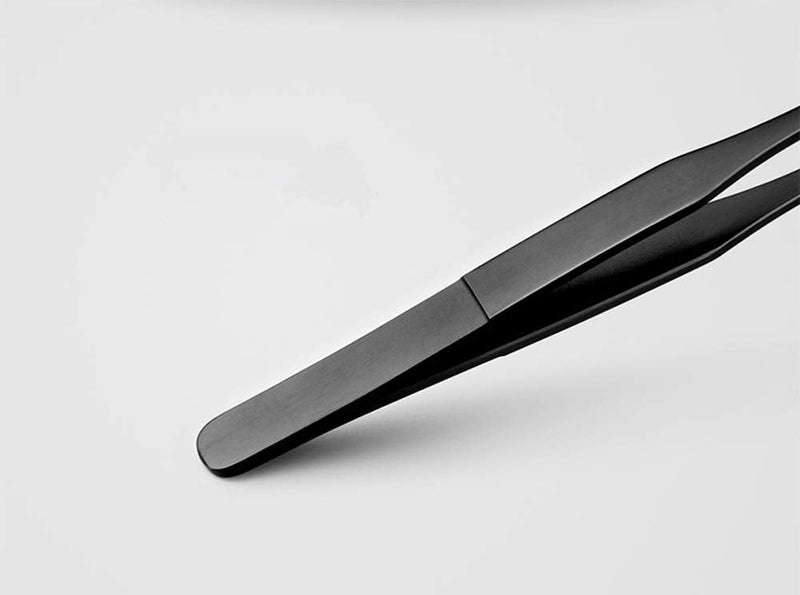 EvaGO 15 inch Black Curved Aquarium Tweezers Stainless Steel Curved Tweezer with Carbonation Protection Coating Against Rust Long Reptiles Feeding Tongs for Aquatic Plants Lizards Spider Snakes - PawsPlanet Australia