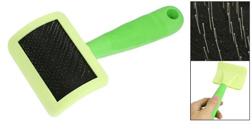 [Australia] - uxcell Cat Dog Pet Massage Cleaning Grooming Brush Tool, Green 