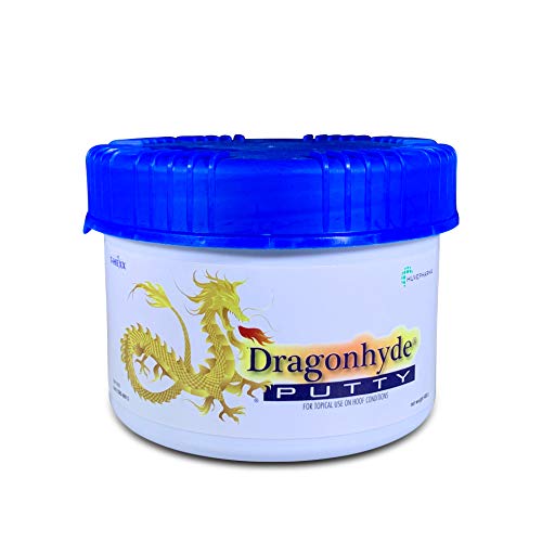 Centaurus AZ Dragonhyde Putty Topical Paste for Hygienic Hoof Conditions, Moisturizer, Conditioner, Gentle and Non-irritating with Excellent Adhesion Plus Chemical Resistant Gloves Net Wt. 400g - PawsPlanet Australia