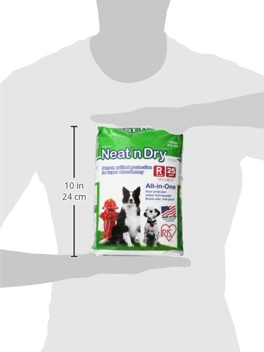 [Australia] - IRIS Neat 'n Dry Premium Pet Training Pads, Regular, 17.5" x 23.5" 25 Pack Regular Training Pads 