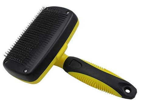 [Australia] - Automatic Self-Cleaning Dog Brush & Cat Brush – Automatic Pet Grooming Brush – One-Button Depilation Soft Needle Comb 