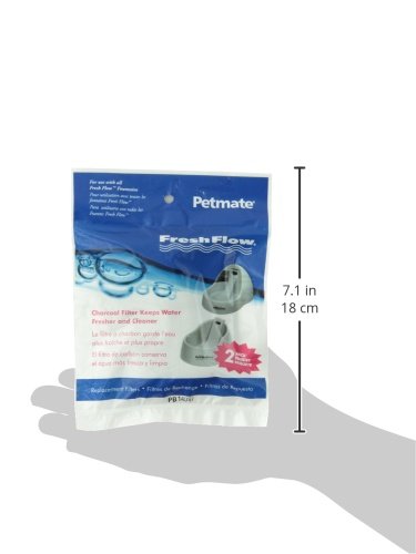 Pet Mate New Fresh Flow Replacement Filters, 50 oz 1.41 kg (Pack of 2) - PawsPlanet Australia