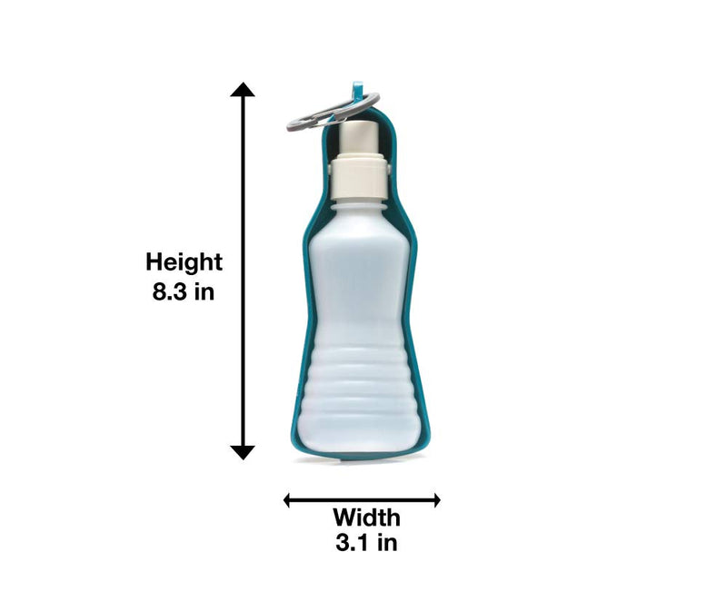 [Australia] - Messy Mutts Plastic Water Dispenser 9.6oz / 1.2 Cups Blue 