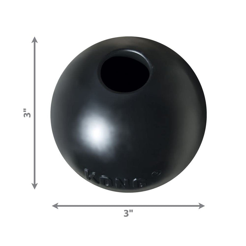 KONG - Extreme Ball - Durable Rubber Dog Toy for Power Chewers, Black - For Medium/Large Dogs - PawsPlanet Australia
