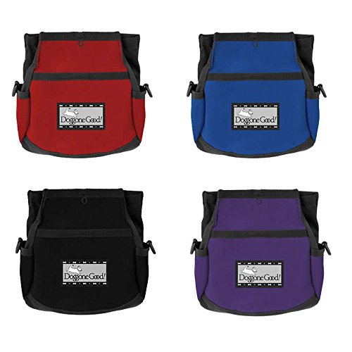 Rapid Rewards Deluxe Dog Training Bag by Doggone Good! (Red) COMES WITH BELT Red - PawsPlanet Australia