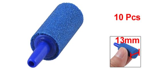 [Australia] - uxcell Blue 25mmx15mm Cylinder Mineral Bubble Release Aquarium Air Stone 10 Pcs 