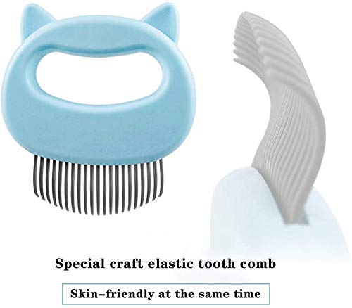 [Australia] - Misyue Pet Hair Removal Comb Cat Massage Trimmer Effective Removing Matted Fur, Knots and Tangles Grooming Tool for Short & Long Hair GREEN 